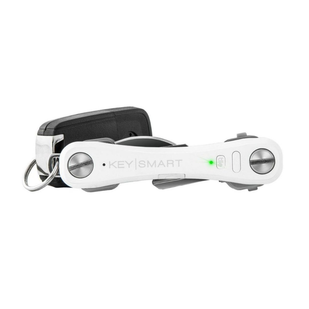 KeySmart Pro Edition Key Holder with Tile Smart Location in White BNIB
